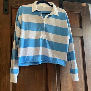 Aerie Sporty Prep Rugby Polo